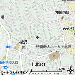 東京都世田谷区上北沢1丁目36-18周辺の地図