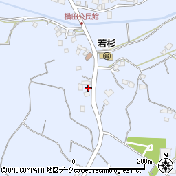 千葉県山武市横田193周辺の地図