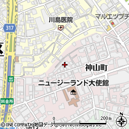 東京都渋谷区神山町33周辺の地図