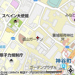 Dining & Bar アジアティーク 虎ノ門 神谷町店周辺の地図