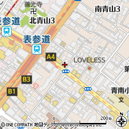 イッセイミヤケアオヤマ周辺の地図