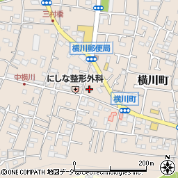 東京都八王子市横川町559周辺の地図