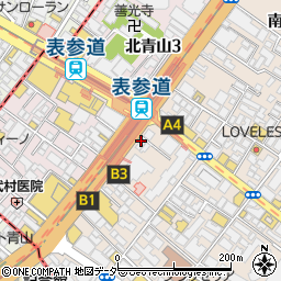 ティーヌン 青山店周辺の地図