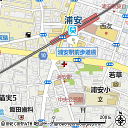 浦安ビューフォートホテル周辺の地図