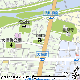 宝樹寺周辺の地図
