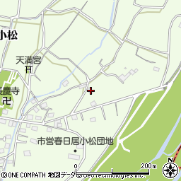 山梨県笛吹市春日居町小松749-1周辺の地図