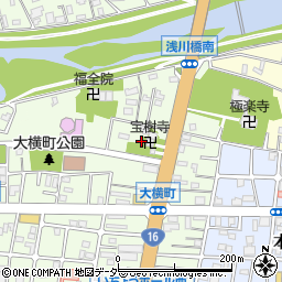 東京都八王子市大横町10周辺の地図