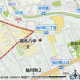 ソレーユ仙川周辺の地図