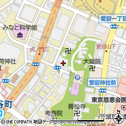 虎ノ門ガーデン周辺の地図