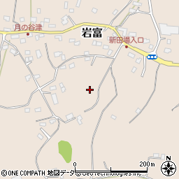 千葉県佐倉市岩富周辺の地図