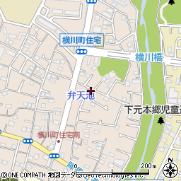 東京都八王子市横川町94周辺の地図