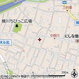 東京都八王子市横川町702周辺の地図