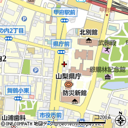 大衆食堂 安べゑ 甲府駅前店周辺の地図