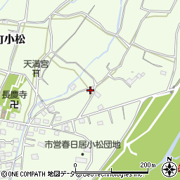 山梨県笛吹市春日居町小松750-1周辺の地図