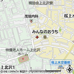 都営上北沢アパート９号棟周辺の地図