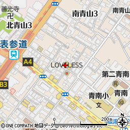 東京都港区南青山3丁目14-17周辺の地図