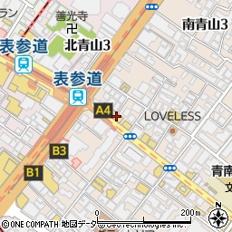 東京都港区南青山3丁目18-14周辺の地図