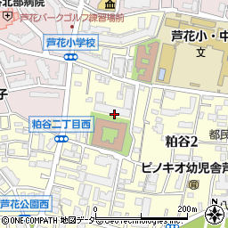 東京都世田谷区粕谷2丁目周辺の地図