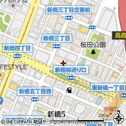 東京都港区新橋4丁目6周辺の地図