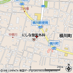 東京都八王子市横川町550-52周辺の地図
