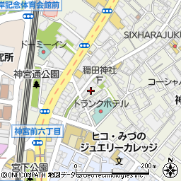 東京都渋谷区神宮前5丁目27周辺の地図