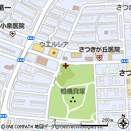 犢橋貝塚公園トイレ周辺の地図