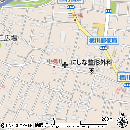 東京都八王子市横川町719周辺の地図
