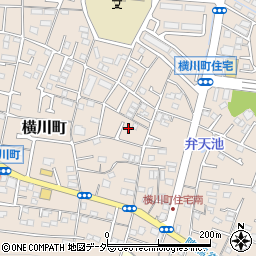 東京都八王子市横川町75周辺の地図