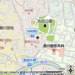 ローソン甲府貢川団地前店周辺の地図