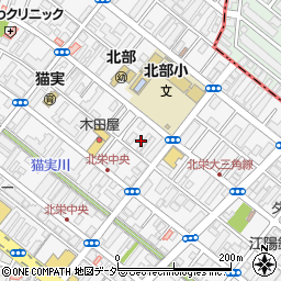 千葉県浦安市北栄3丁目周辺の地図