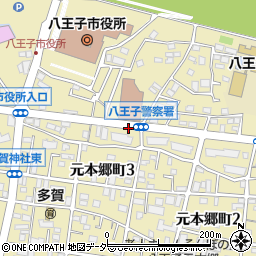 東京都八王子市元本郷町周辺の地図