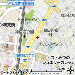 ポールスミス渋谷店周辺の地図