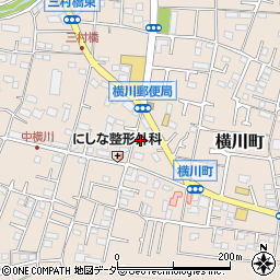 東京都八王子市横川町554周辺の地図