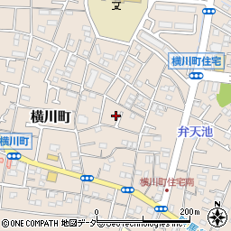 東京都八王子市横川町74周辺の地図