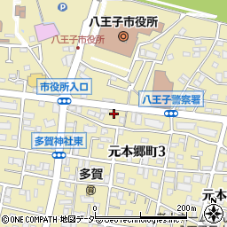 システムパーク八王子元本郷町周辺の地図