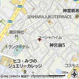 モデリアブリュット表参道周辺の地図