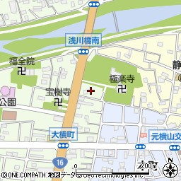 東京都八王子市大横町6周辺の地図