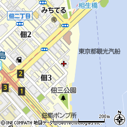 東京都中央区佃3丁目10-9周辺の地図