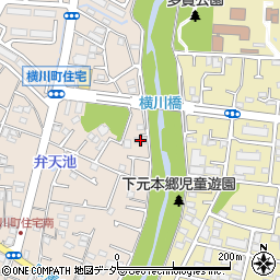 東京都八王子市横川町105周辺の地図
