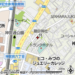 東京都渋谷区神宮前5丁目27-8周辺の地図