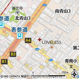 東京都港区南青山3丁目18-7周辺の地図