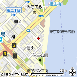 東京都中央区佃3丁目10-10周辺の地図