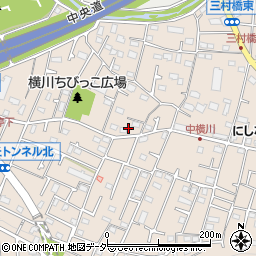 東京都八王子市横川町762周辺の地図
