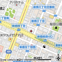 東京都港区新橋4丁目3周辺の地図