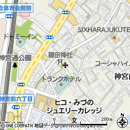 東京都渋谷区神宮前5丁目26-6周辺の地図
