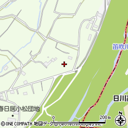 山梨県笛吹市春日居町小松682周辺の地図