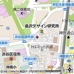渋谷・原宿ソラテラス 屋上＆テラスBBQ周辺の地図