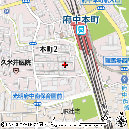 シティハイム本町周辺の地図