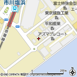 横山香料塩浜工場本館周辺の地図