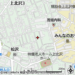 東京都世田谷区上北沢1丁目39-9周辺の地図